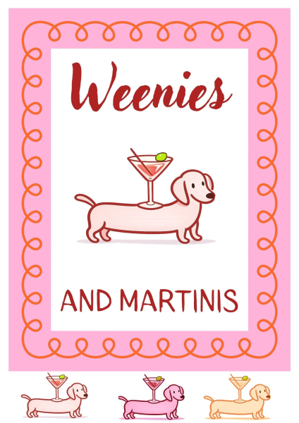 Bügelbild Weenies